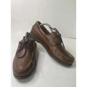 Dockers Men's Castaway Leather Casual Classic Boat Shoe. Size 10.5M VERY GOOD